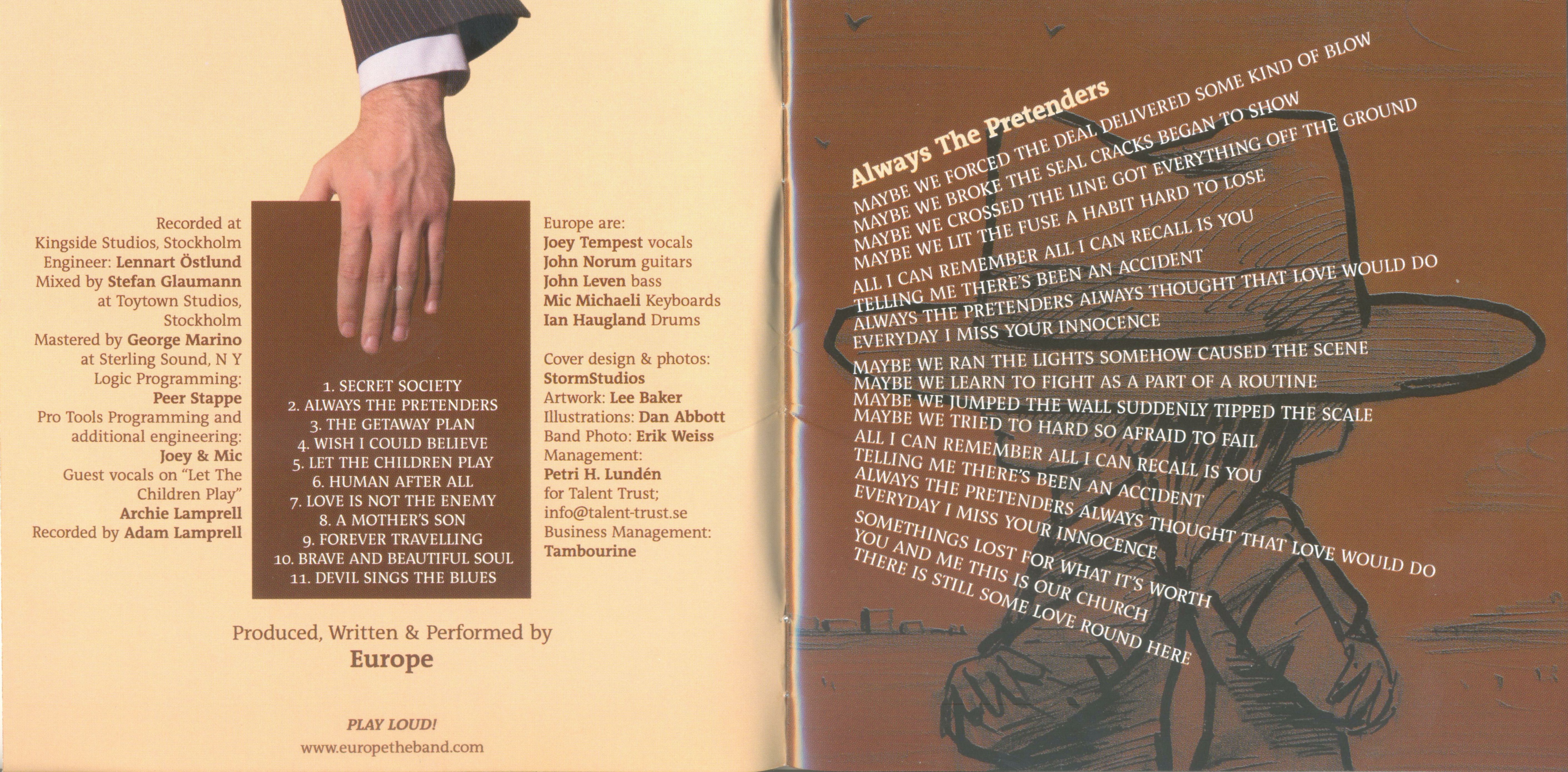 Europe  Secret Society : Booklet 2